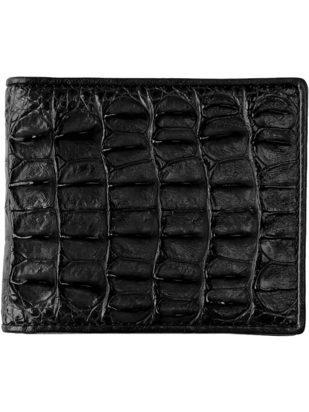 Stylish Alligator Leather Wallet for Men - Crocodile Skin Billfold, Perfect